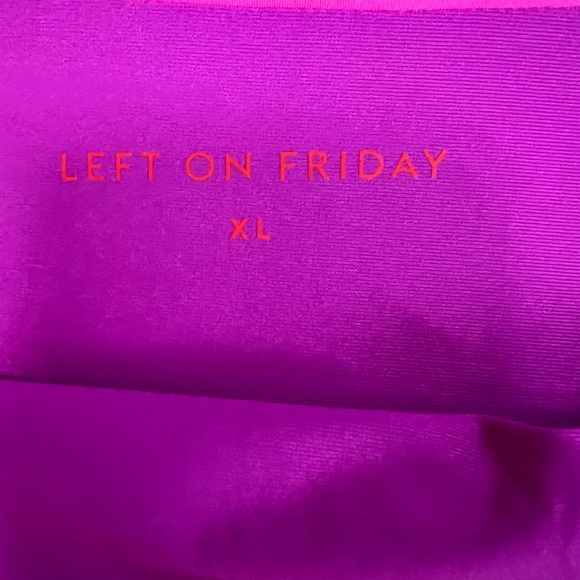 NWT Left on Friday Wear To Bikini Bottom XL Hot Pink - Picture 8 of 12